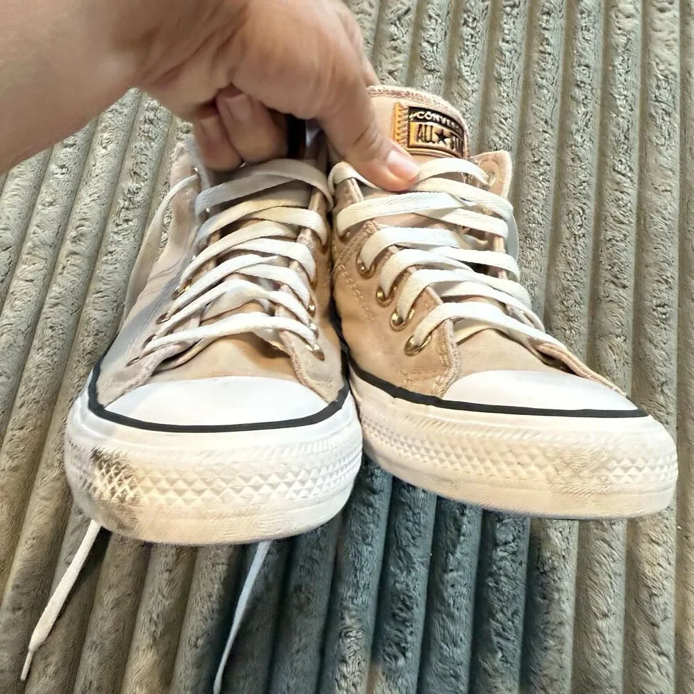 Converse All Star Chuck Taylor Mid Rose Gold US W 9 - EUR 40 Great Condition - Picture 6 of 10